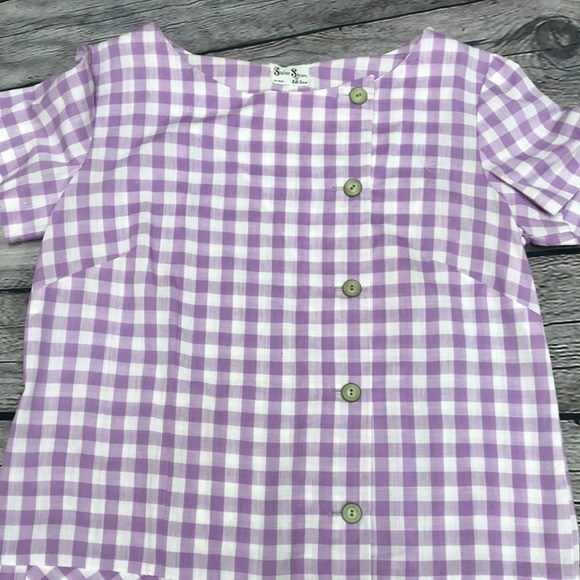 Vintage gingham scooter skirt - Picture 4 of 6